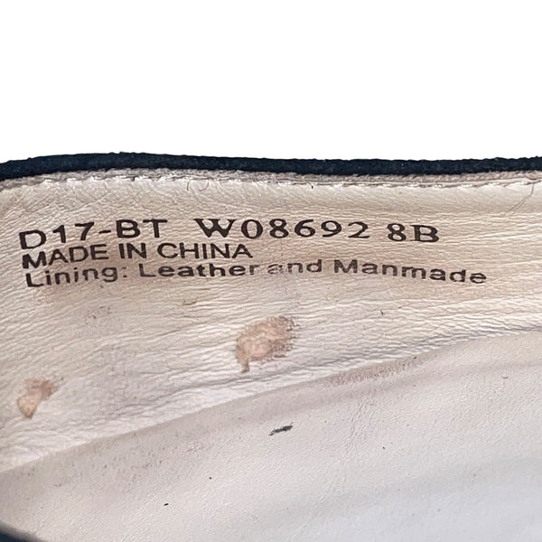 Cole Haan Women’s Black Suede Grand Os Ankle Strap Wedge Heels Size 8.5