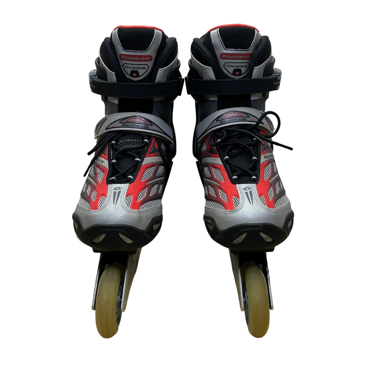 Rollerblade Men’s Grey/Red Astro 50 Adj Brake Inline Bio Dynamic Skates Size 11