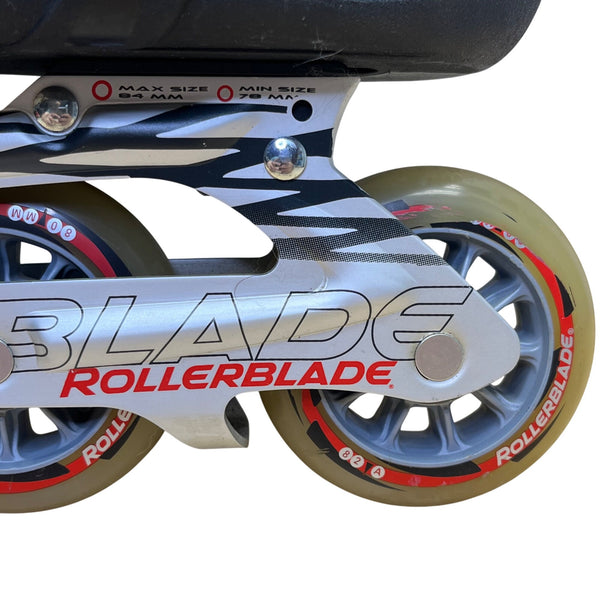 Rollerblade Men’s Grey/Red Astro 50 Adj Brake Inline Bio Dynamic Skates Size 11