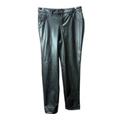 Like An Angel Womens Black Faux Leather Pants M Slim Fit Stretchy