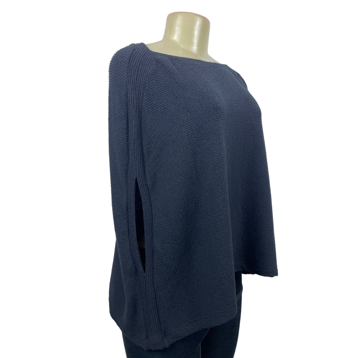 Michael Stans Women's Perfect Collection Black Round Collar Sweater Size S