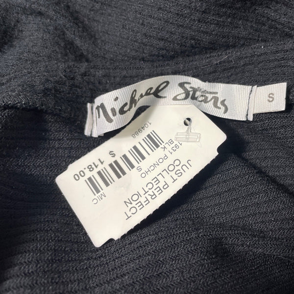 Michael Stans Women's Perfect Collection Black Round Collar Sweater Size S