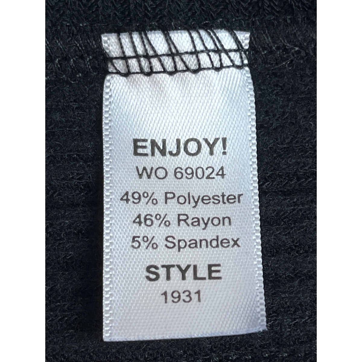 Michael Stans Women's Perfect Collection Black Round Collar Sweater Size S