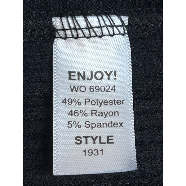 Michael Stans Women's Perfect Collection Black Round Collar Sweater Size S