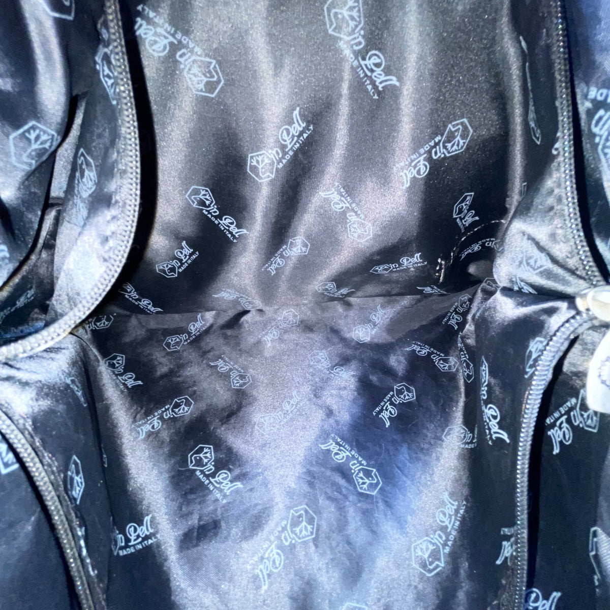 Valentina Women’s Black & Pink Leather Adjustable Straps Shoulder Tote Bag