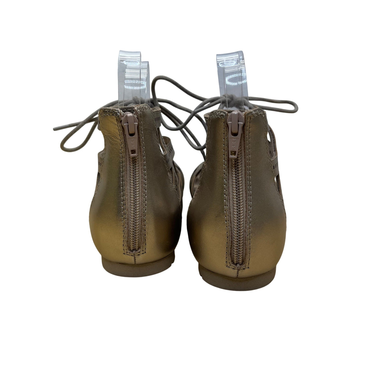Earth Women’s Titanium Leather Comfortable Lace-Up Gladiator Sandals Size 11