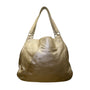 Indigo By Clarks Women’s Gold Leather Spacious Double Handle Hobo Totes Bag