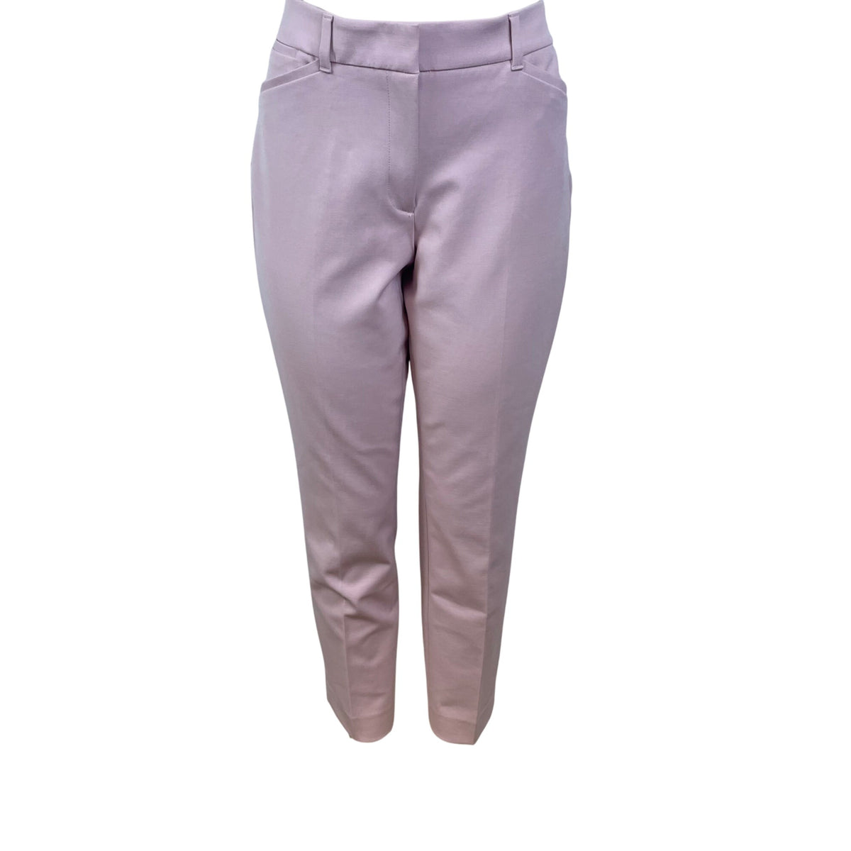 White House Black Market The Slim Ankle Womens Pink Stretch Curvy Slim Ankle Pants Sz 10L - New