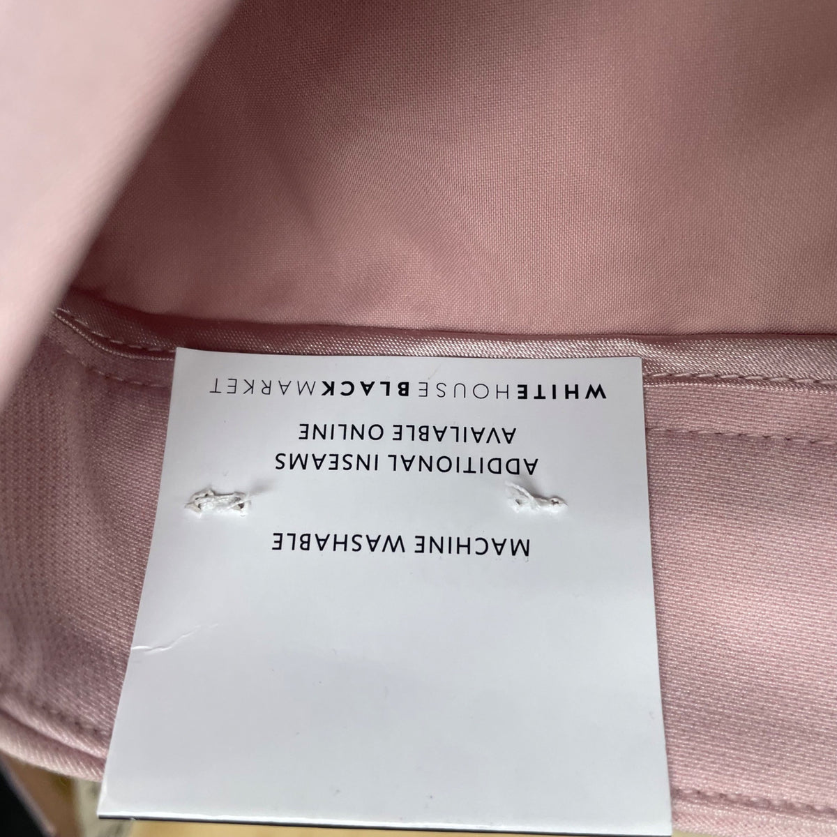 White House Black Market The Slim Ankle Womens Pink Stretch Curvy Slim Ankle Pants Sz 10L - New