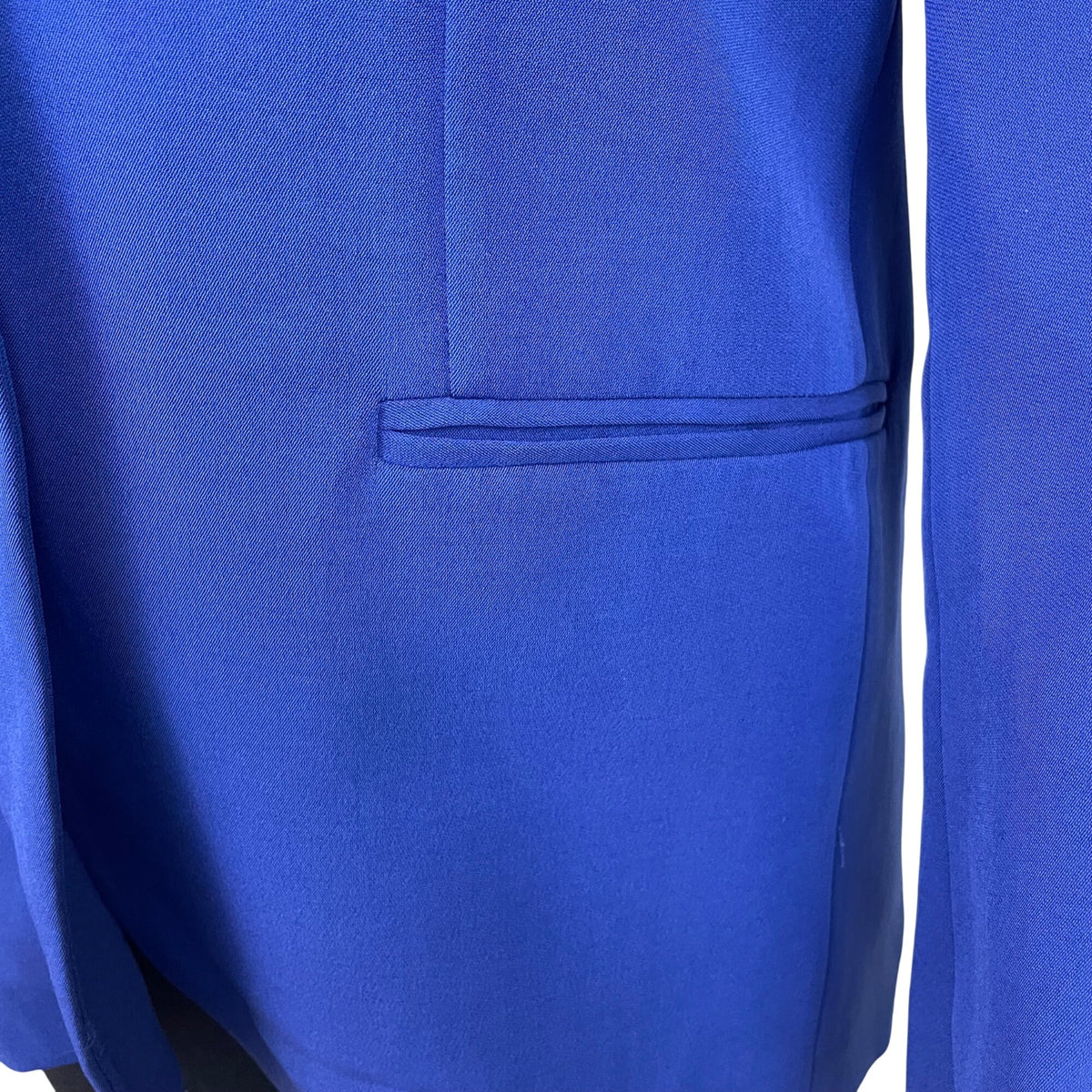 Zara Women's Royal Blue Blazer Long Sleeve Button Front Lightweight Business Casual Size M