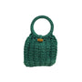 Handmade Women's Aqua Green Crochet Summertime Handbag Sz S