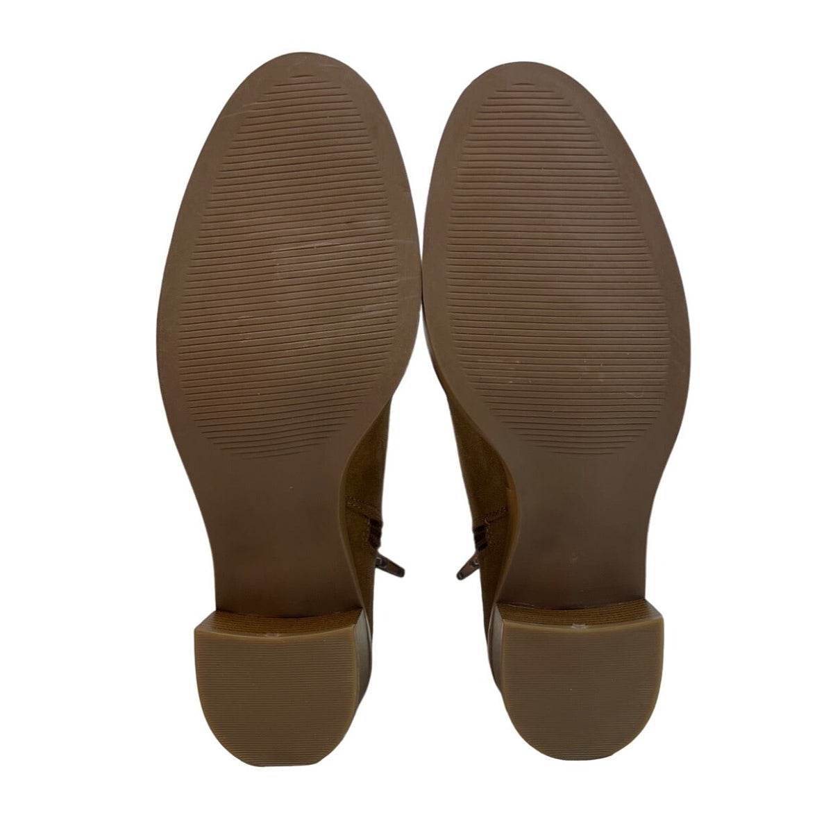 Loft Women's Brown Side Zippper Wedge Ankle Booties Sz 6.5M - NWOB