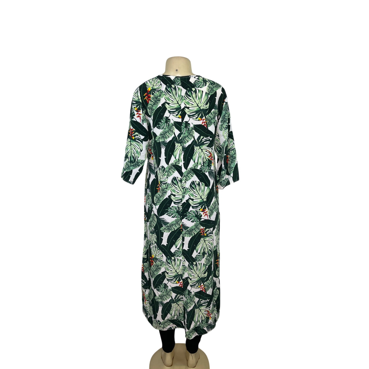Rachel Zoe Womens Tropical Leaf Print Kimono, Swim Cover Up Size OS - New