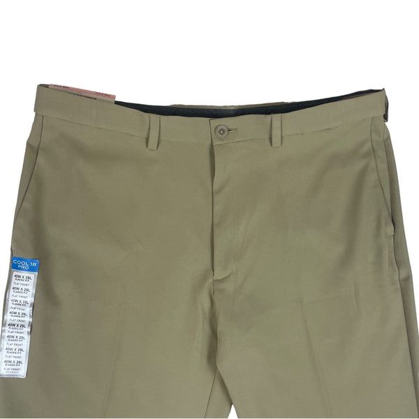Haggar Men's Beige Khaki Pants Sz 40x29 - NWT