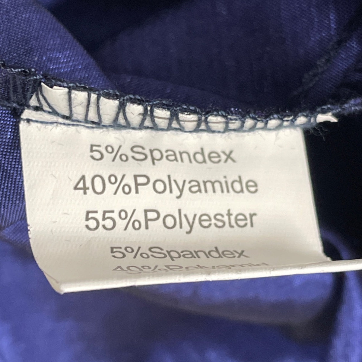 Belle Poque Womens Blue & Black Spandex Polyamide Lace Cocktail Dress Size XL