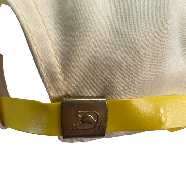 Derby Vintage Woodmont Country Club Yellow Baseball Cap With Braided Rope - Adj
