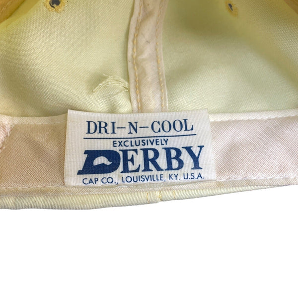 Derby Vintage Woodmont Country Club Yellow Baseball Cap With Braided Rope - Adj