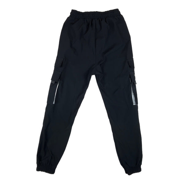 Fashion Xoi Youth Boy's Black And White Uniroy Cargo Pants Sz XL