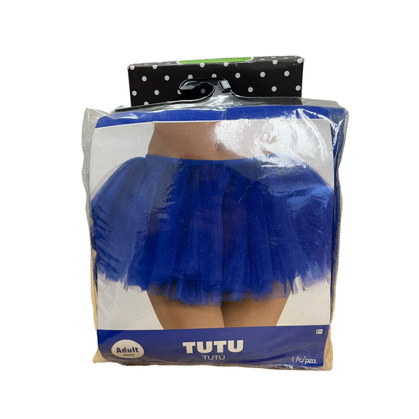 Adult Blue Tulle Tutu One Size Fits Most Fun Costume Skirt