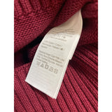J.Crew Men's Wine Red Crewneck Plush Knit Fabric Sweater Sz L- NWT