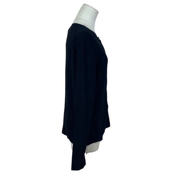Charter Club Women's Black Cardigan Lightweight Button Down Long Sleeve XL - New