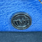 Tma Eyes Blue Leather Cork Footbed Adjustable Strap Sandals Size 10 - NEW