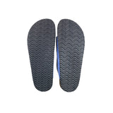 Tma Eyes Blue Leather Cork Footbed Adjustable Strap Sandals Size 10 - NEW