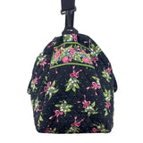Vera Bradley Floral Quilted Shoulder Strap & Handles Weekender Satchel Bag Sz L
