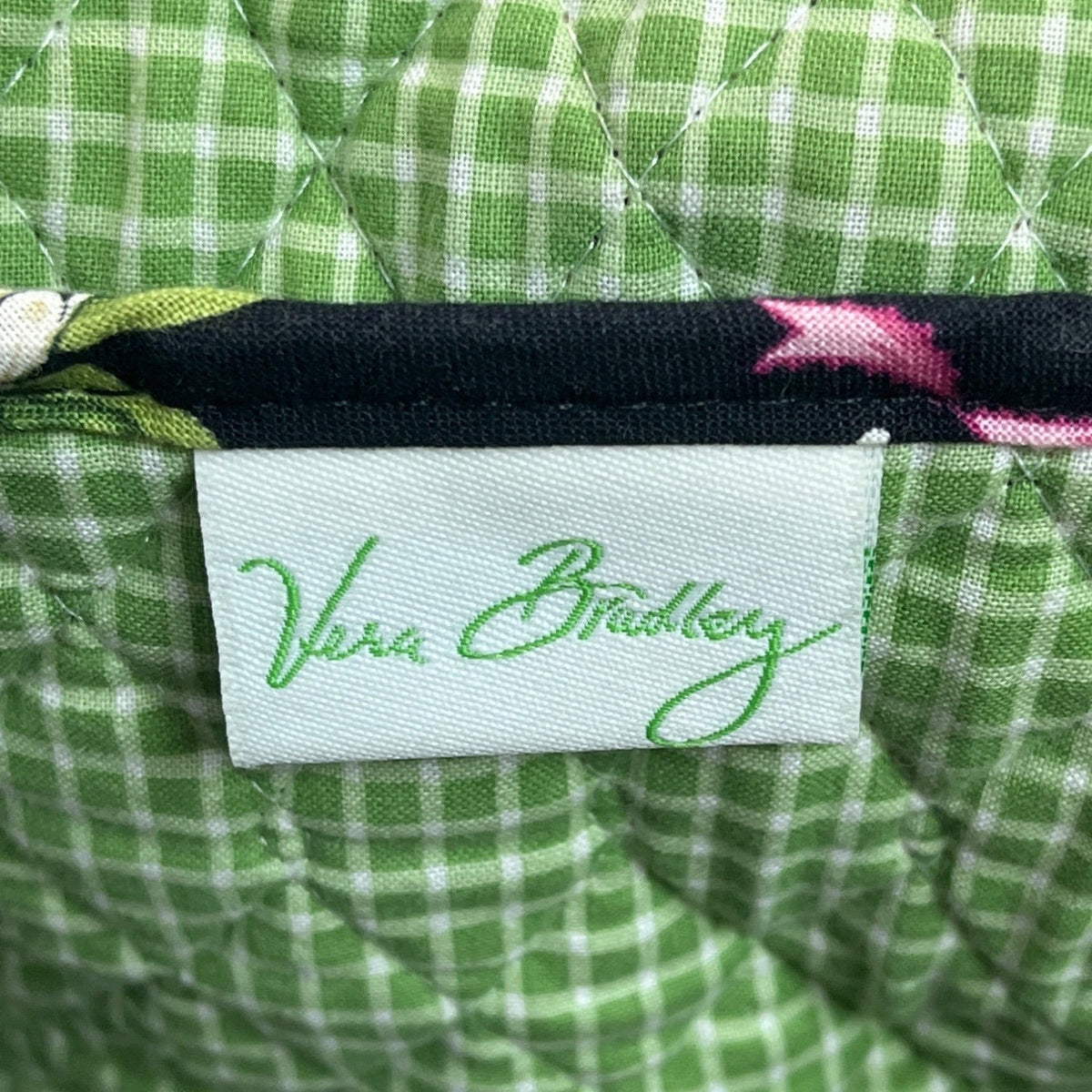 Vera Bradley Floral Quilted Shoulder Strap & Handles Weekender Satchel Bag Sz L
