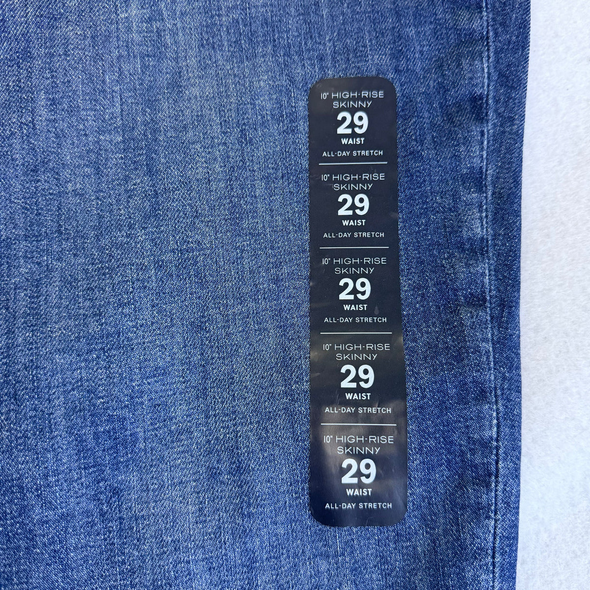 J.Crew Women’s Blue Denim High-Rise Skinny Jeans Stretch Fabric Size 29 - New