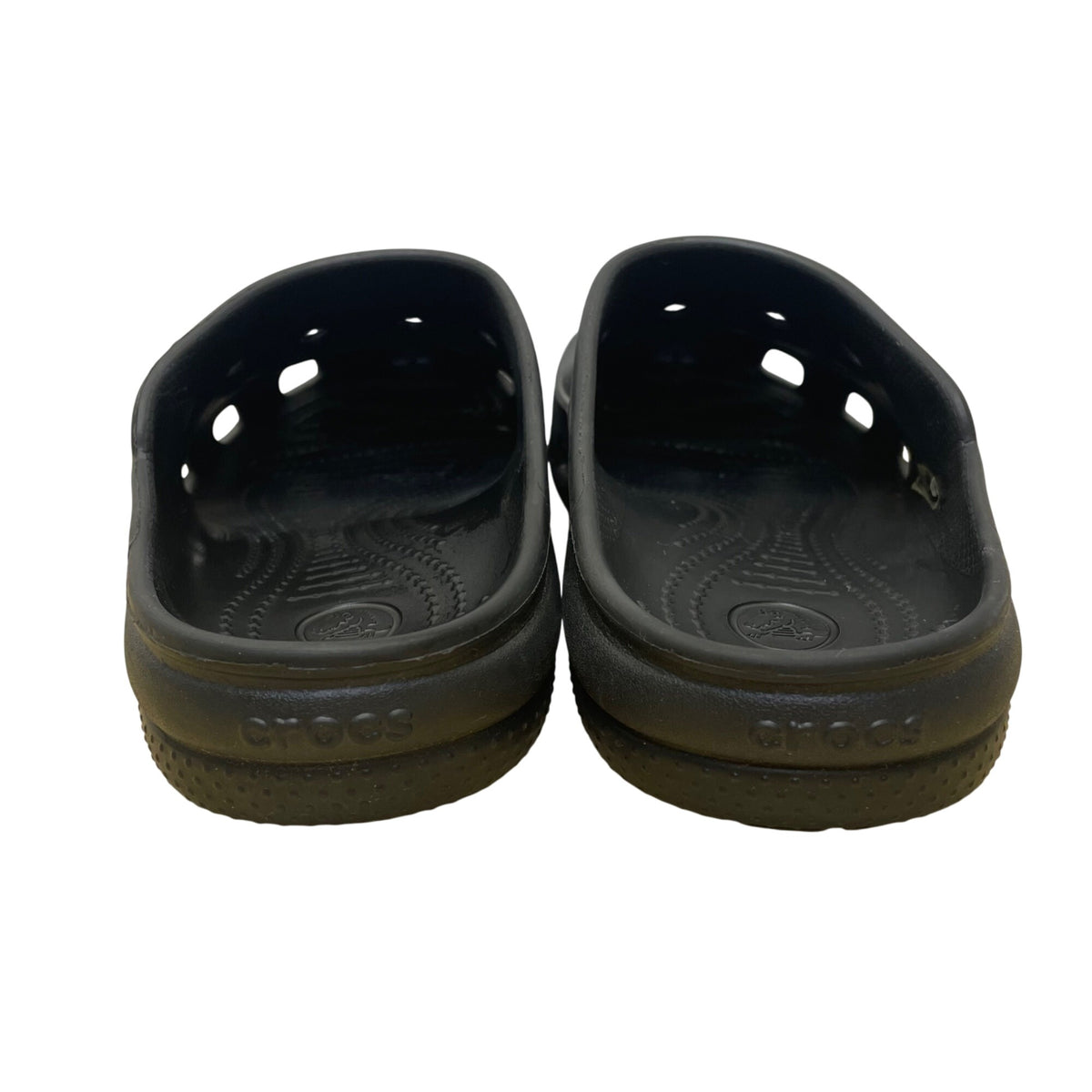 Crocs Women’s Black EVA Comfortable Footbed Slip-On Clogs Size W10