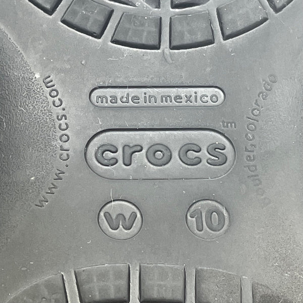 Crocs Women’s Black EVA Comfortable Footbed Slip-On Clogs Size W10