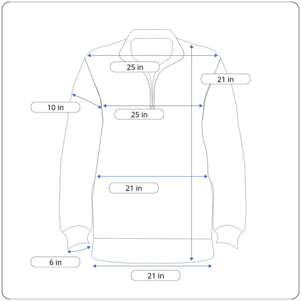 Arizona Women's Blue Quarter-Zip Sherpa Pullover Sweater Size XL Warm - New