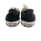 Converse Unisex Black Canvas Sneakers Lace-Up Low Top Size 4 Mens/6 Womens