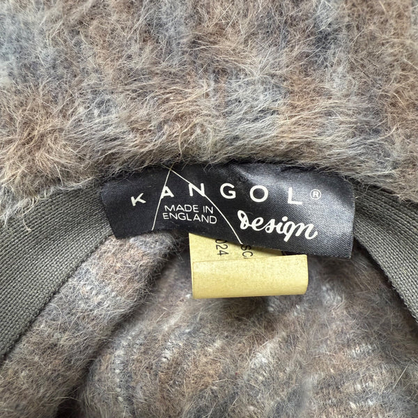 Kangol Womens Brown Faux Fur Bucket Hat England Cascade FC2024 Warm Soft Vintage
