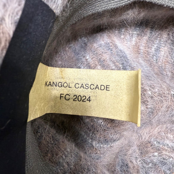 Kangol Womens Brown Faux Fur Bucket Hat England Cascade FC2024 Warm Soft Vintage