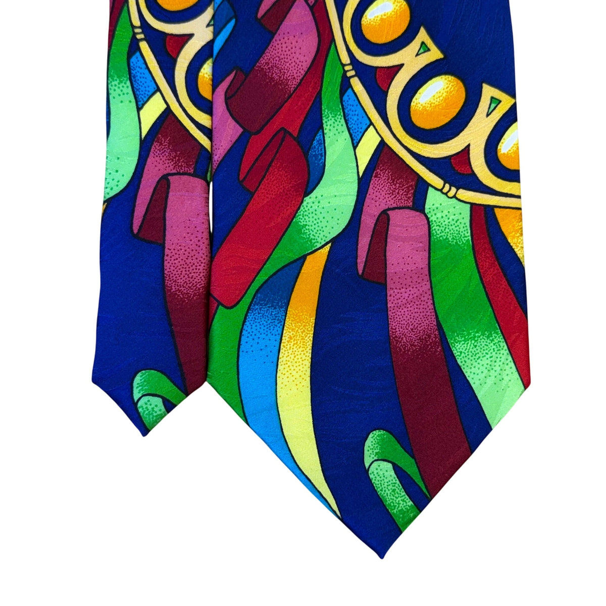 Ruch Limbaugh No Boundaries Collection r Multicolor Silk Tie Vibrant Pattern