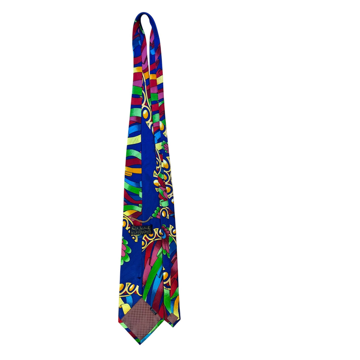 Ruch Limbaugh No Boundaries Collection r Multicolor Silk Tie Vibrant Pattern