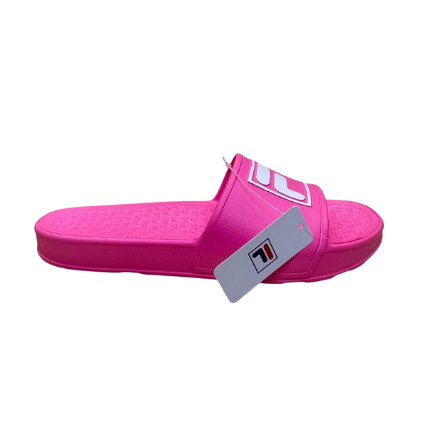 Fila Women’s Pink Synthetic Open-Toe Pool Sleek Slide Sandals Size 9