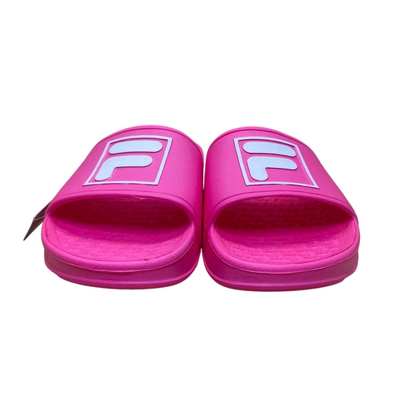 Fila Women’s Pink Synthetic Open-Toe Pool Sleek Slide Sandals Size 9