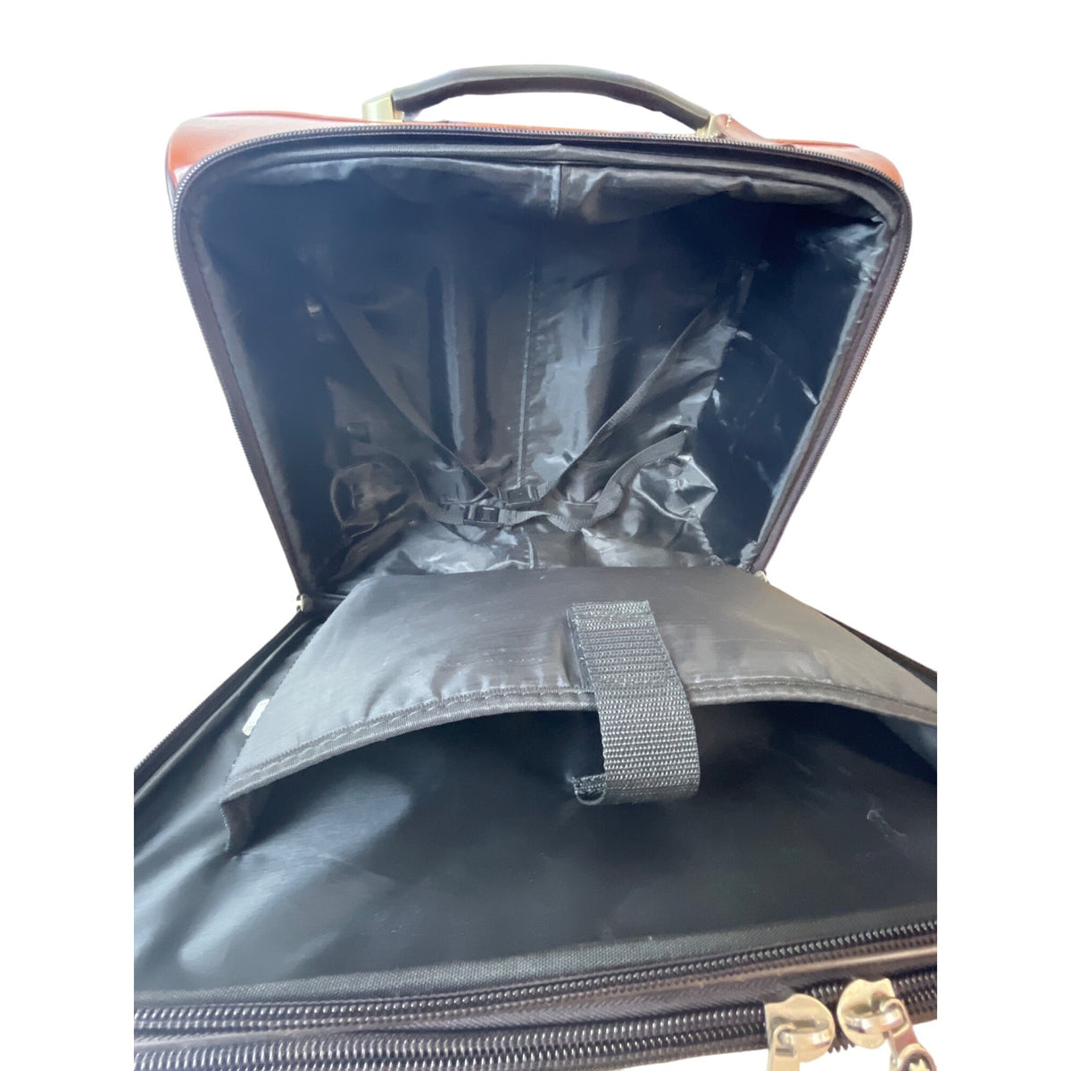 Unbranded Women's Brown Leather Travel Luggage Sz M