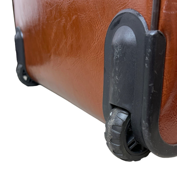 Unbranded Women's Brown Leather Travel Luggage Sz M