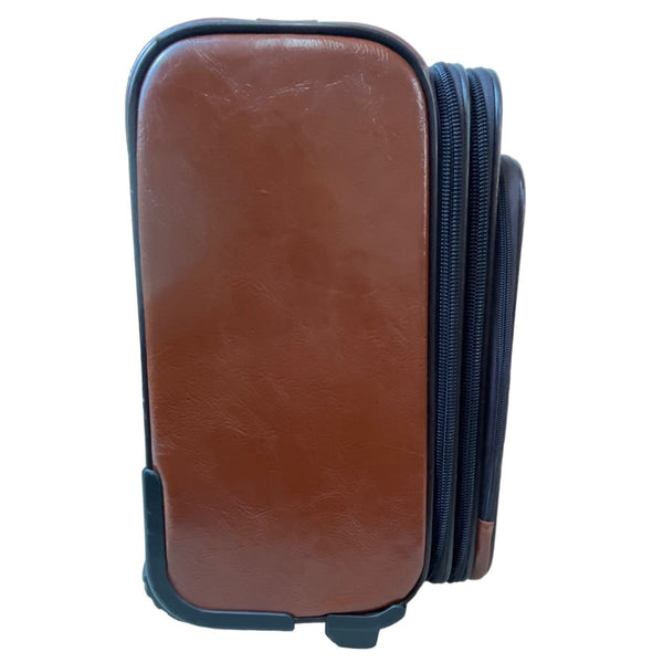 Unbranded Women's Brown Leather Travel Luggage Sz M