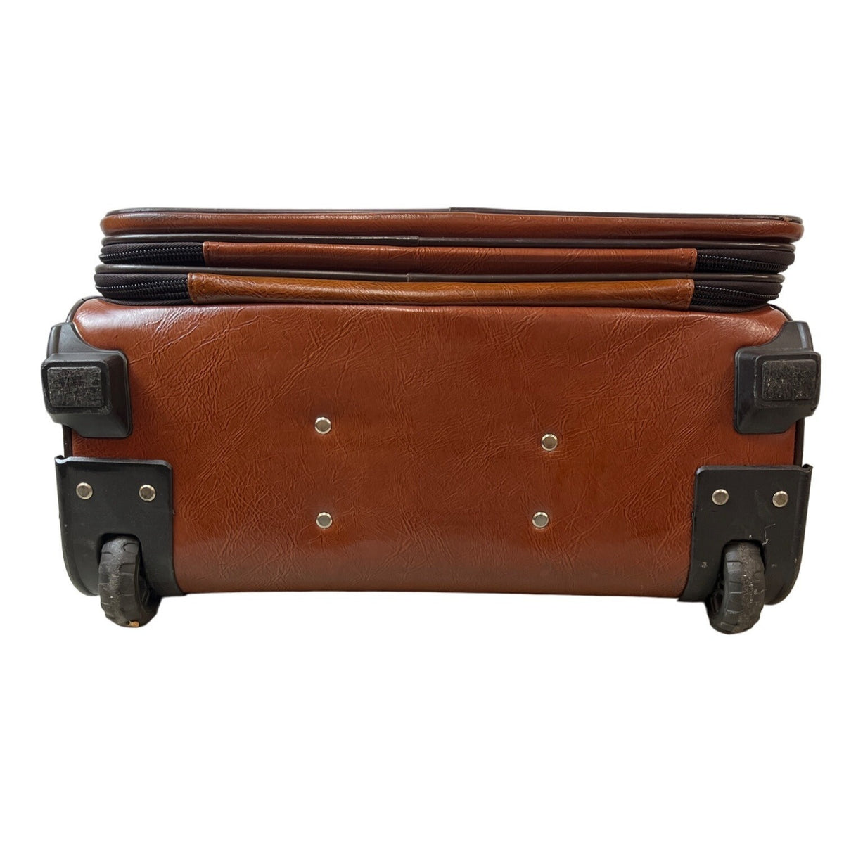 Unbranded Women's Brown Leather Travel Luggage Sz M