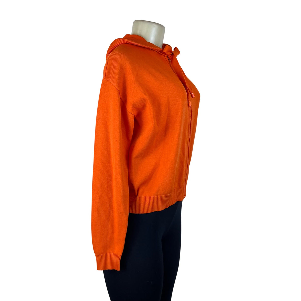 Michael Kors Women’s Orange Zip-Up Hoodie Sweater Excellent Condition Sz XS