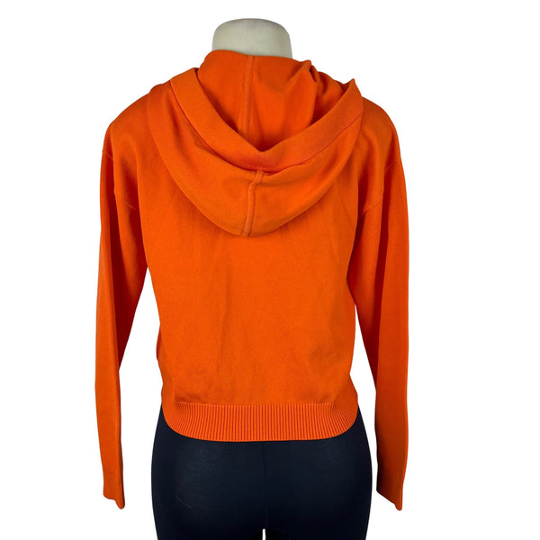 Michael Kors Women’s Orange Zip-Up Hoodie Sweater Excellent Condition Sz XS