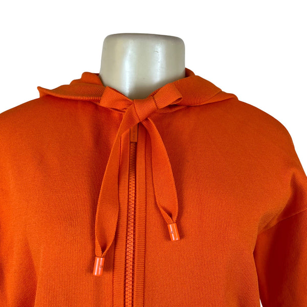 Michael Kors Women’s Orange Zip-Up Hoodie Sweater Excellent Condition Sz XS