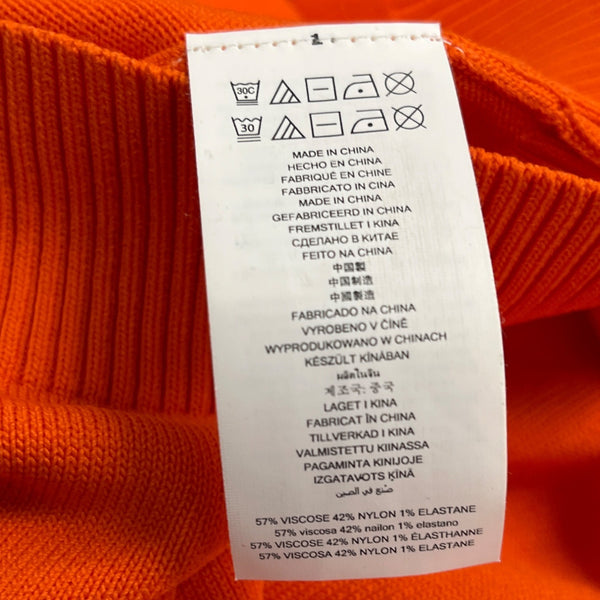 Michael Kors Women’s Orange Zip-Up Hoodie Sweater Excellent Condition Sz XS