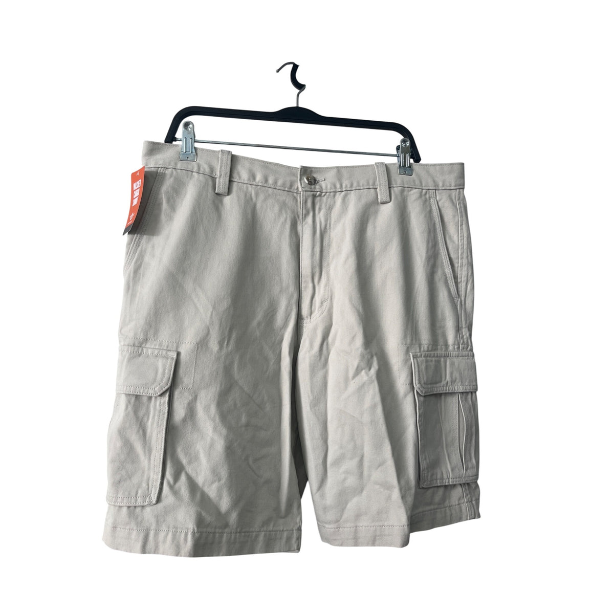 Dockers Mens Beige Cotton Cargo Shorts Size 36 Lightweight Casual Outdoor Wear NWT
