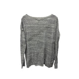 Sun & Shadow Womens Gray Knit Long Sleeve V-Neck Sweater Medium Soft Lightweight NWT